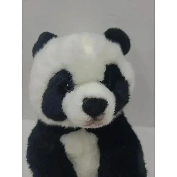 Vintage The Bearington Collection Plush Panda Bear Stuffed Animal Super Soft - Picture 2 of 6